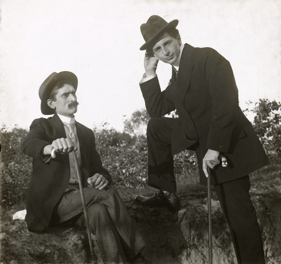 1912 hendricus met zijn broer